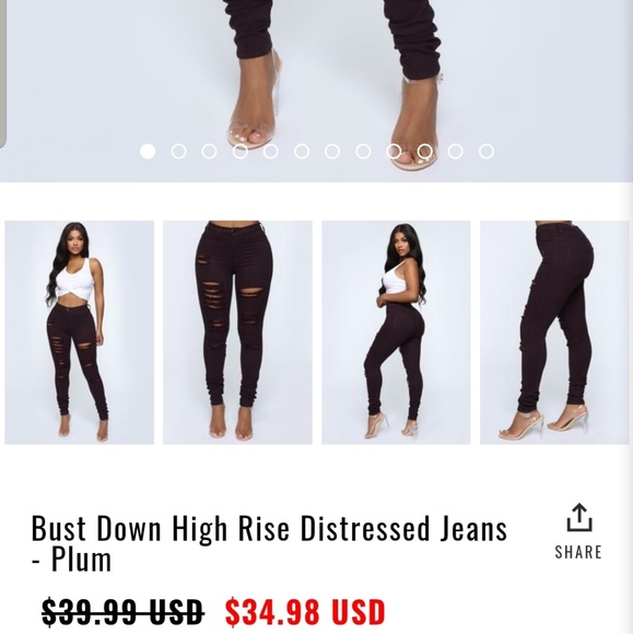 Fashion Nova Denim - Distressed Jeans